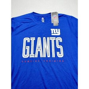 New York Giants T-Shirt NFL New Era Combine Authentic Men's XL Blue NWT
